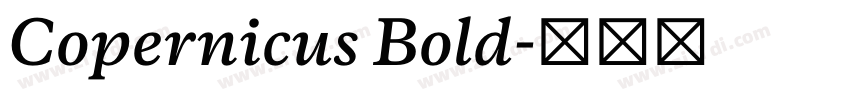 Copernicus Bold字体转换 Copernicus Bold字体转换
